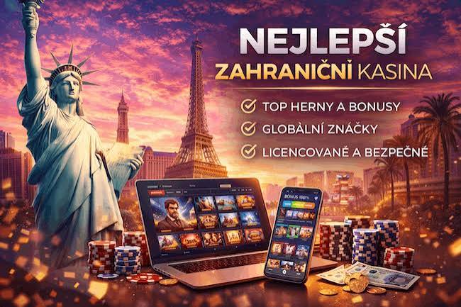 Nejlepší zahraniční online casina v roce 2026